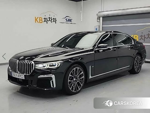 BMW 7 Series (G11) 2021 Черный из Кореи