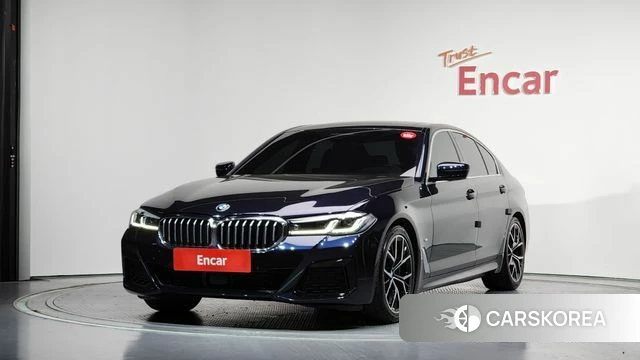 BMW 5 Series (G30) 2021 Черный из Кореи