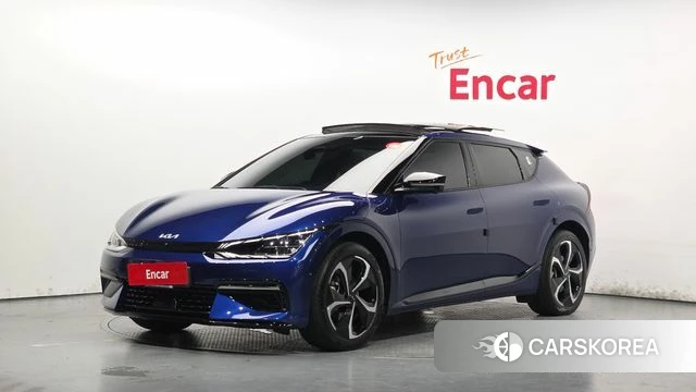 Kia EV6 2022 Синий из Кореи