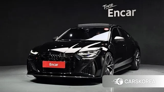 Audi RS7 (4K) 2022 Черный из Кореи