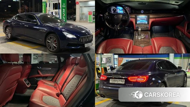 Maserati Quattroporte 2019 Синий из Кореи