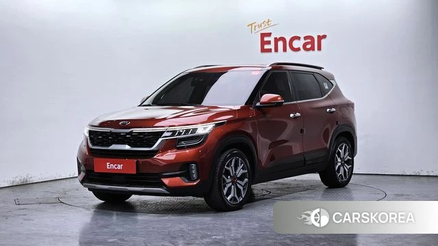 Kia Seltos 2021 Оранжевый из Кореи