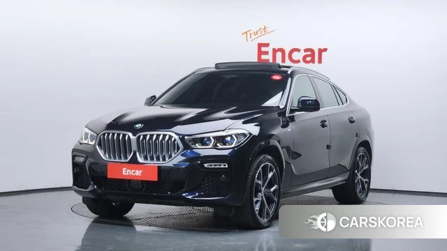 BMW X6 (G06) 2021 Черный из Кореи