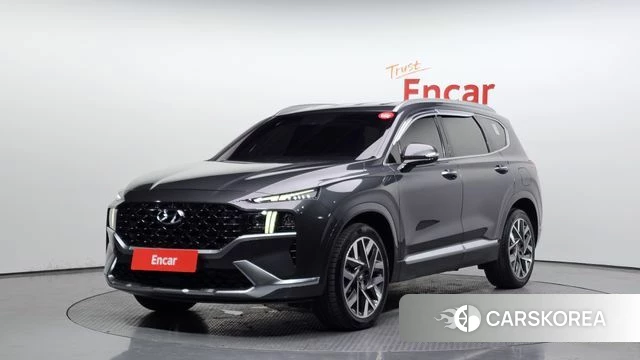Hyundai The New Santa Fe 2021 Серый из Кореи