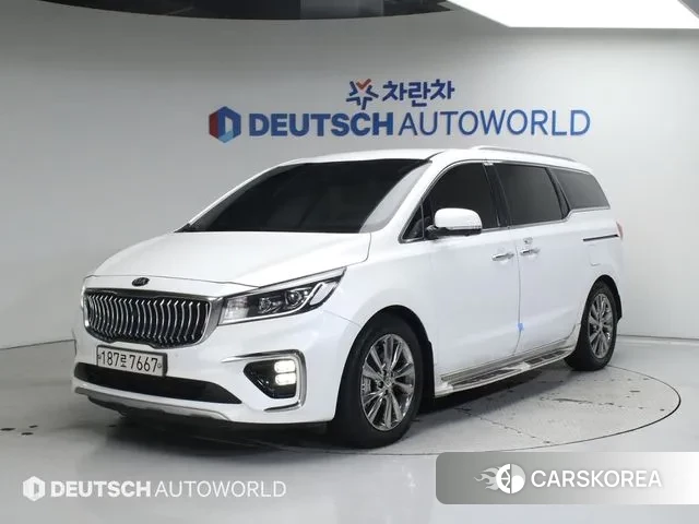 Kia The New Carnival 2018 Белый из Кореи