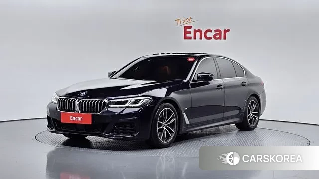 BMW 5 Series (G30) 2021 Синий из Кореи