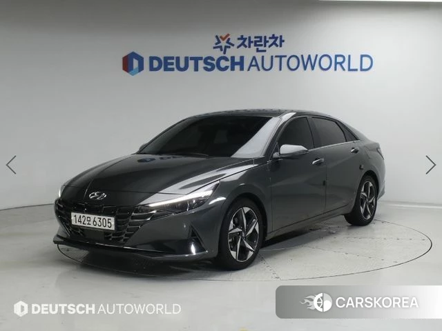 Hyundai Avante (CN7) 2021 Серый из Кореи