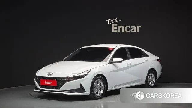 Hyundai Avante (CN7) 2020 Белый из Кореи
