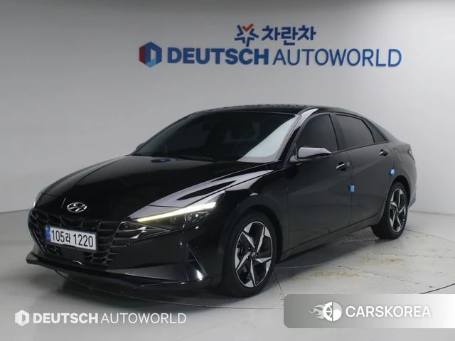 Hyundai Avante (CN7) 2020 Черный из Кореи