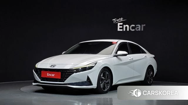 Hyundai Avante (CN7) 2020 Белый из Кореи