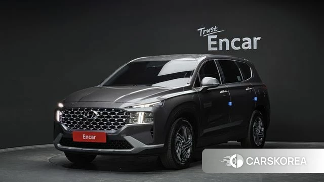 Hyundai The New Santa Fe 2021 Серый из Кореи