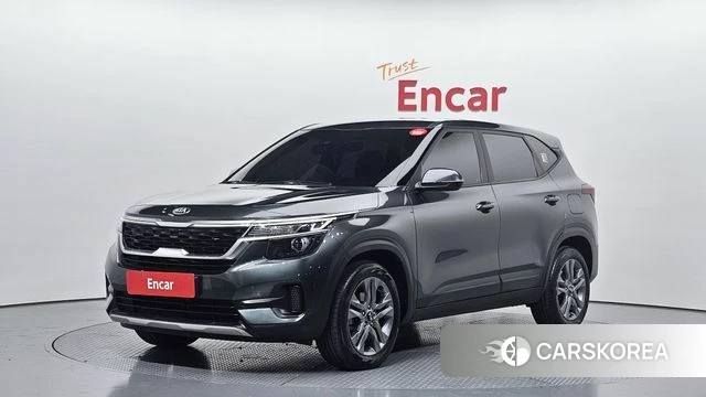 Kia Seltos 2021 Серый из Кореи