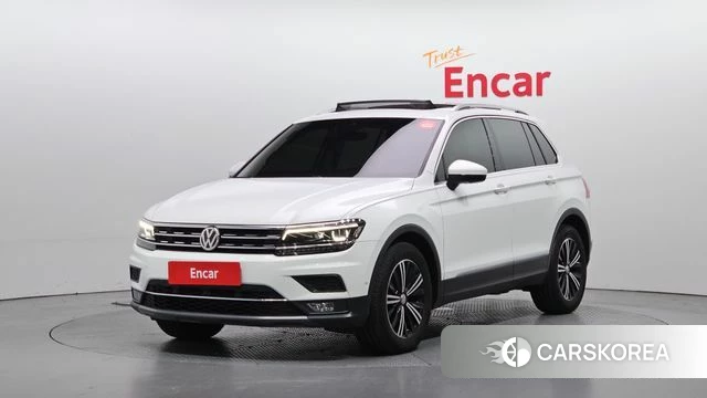 Volkswagen Tiguan second Generation 2020 Белый из Кореи