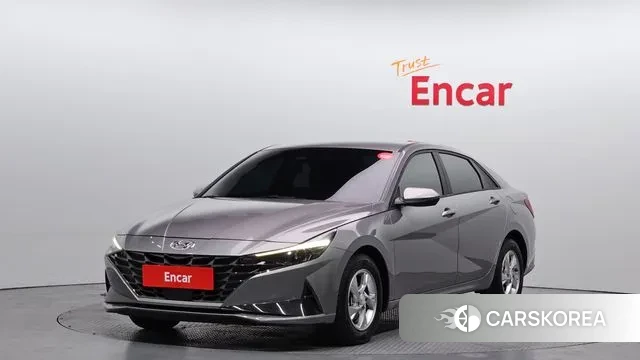 Hyundai Avante (CN7) 2021 Серебряный из Кореи