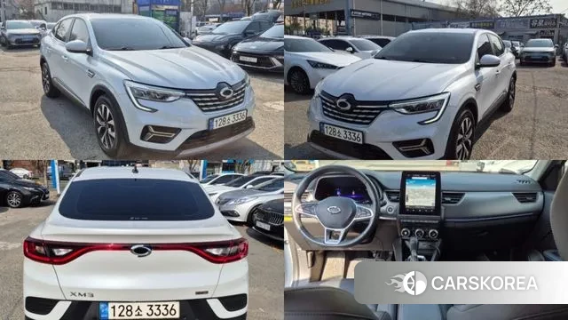 Renault Korea (Samsung) XM3 2022 Белый из Кореи