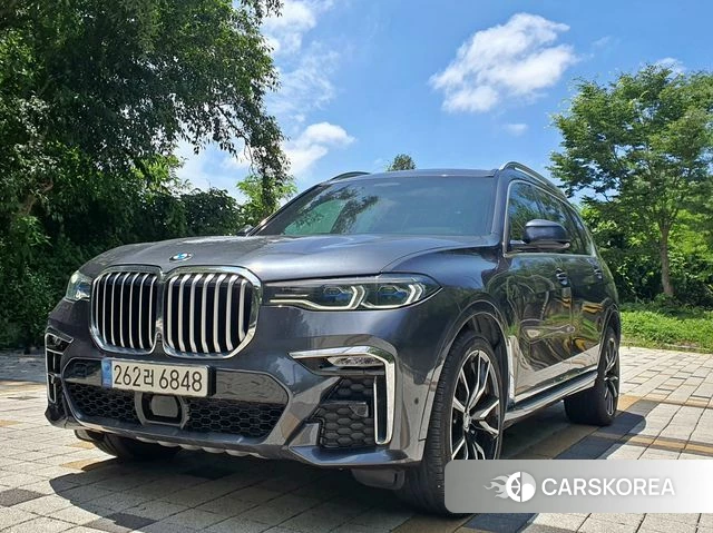 BMW X7 (G07) 2021 Серый из Кореи