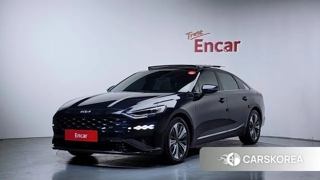 Kia K8 Hybrid 2021 Синий из Кореи
