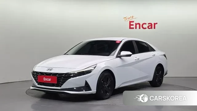 Hyundai Avante (CN7) 2022 Белый из Кореи