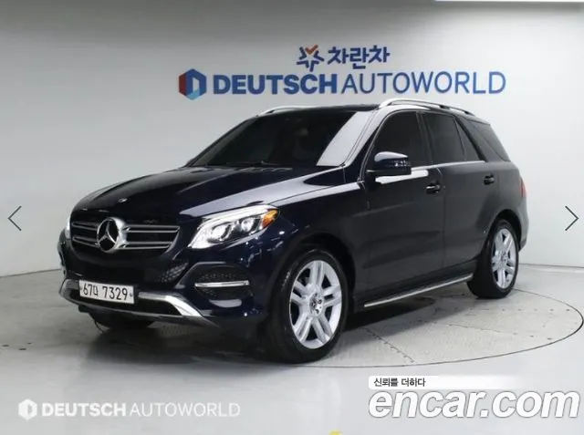 Mercedes-Benz GLE - Class W166 2018 Синий из Кореи