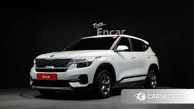 Kia Seltos 2021 Белый из Кореи