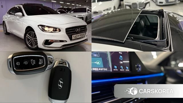 Hyundai Grandeur IG 2018 Белый из Кореи
