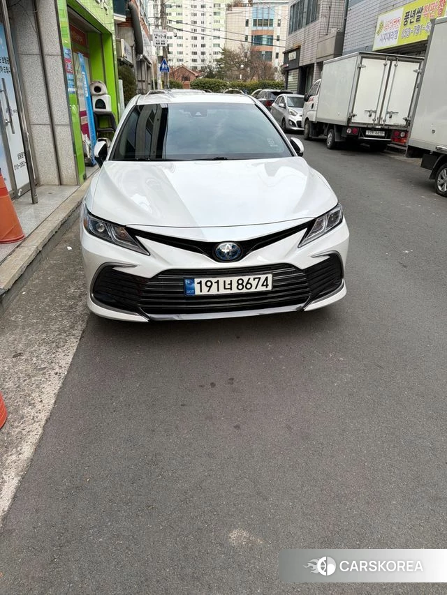 Toyota Camry (XV70) 2022 Белый из Кореи