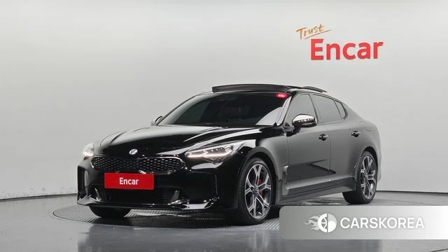 Kia Stinger 2018 Черный из Кореи