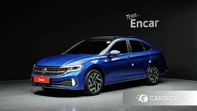 Volkswagen 7th Generation of Jetta 2023 Синий из Кореи