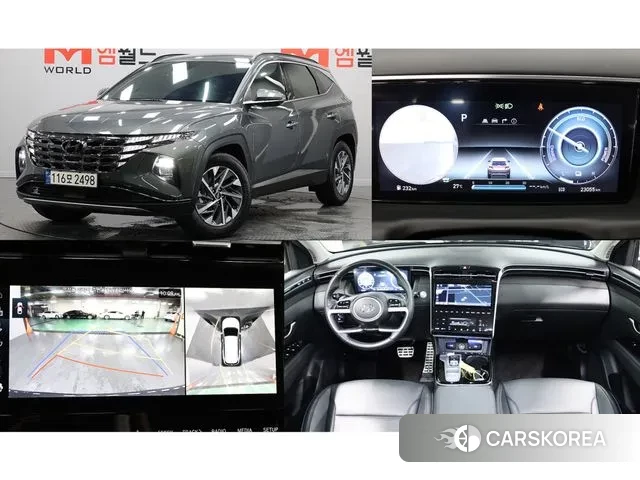 Hyundai Tucson Hybrid (NX4) 2023 Серый из Кореи