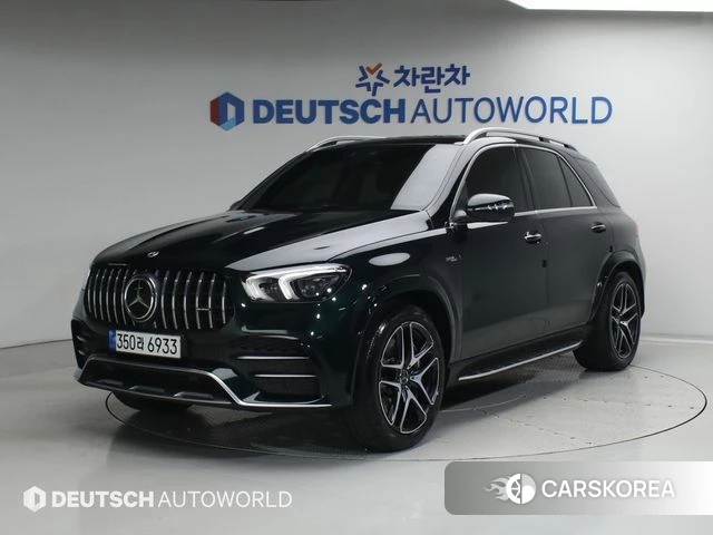 Mercedes-Benz GLE-Class W167 2022 Темно-зеленый из Кореи
