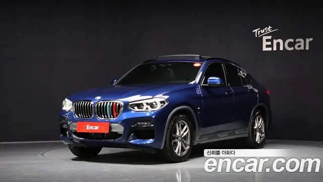 BMW X4 (G02) 2021 Синий из Кореи