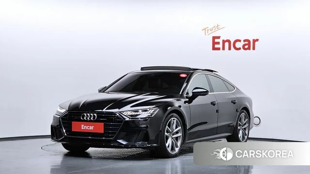 Audi A7 (4K) 2021 Черный из Кореи
