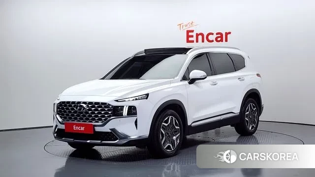 Hyundai The New Santa Fe 2021 Белый из Кореи