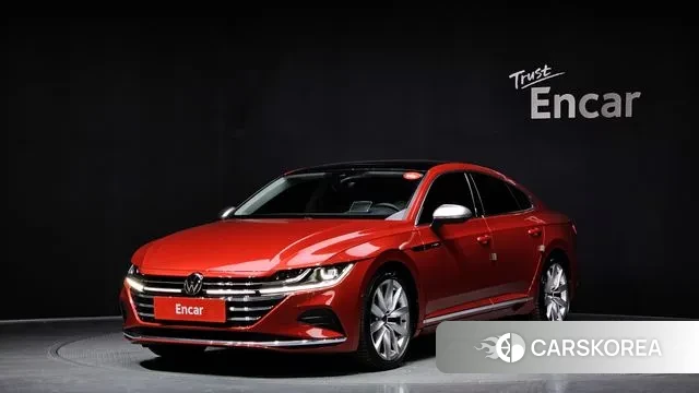 Volkswagen Arteon 2023 Красный из Кореи