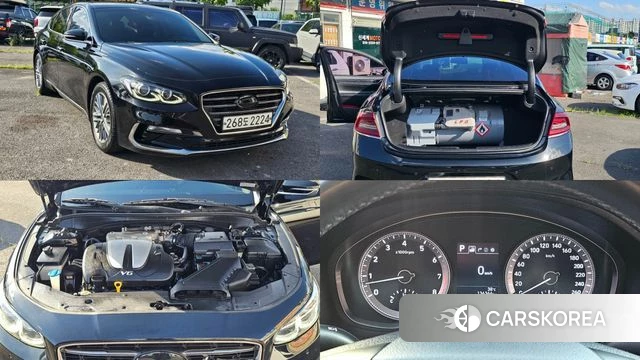 Hyundai Grandeur IG 2018 Черный из Кореи