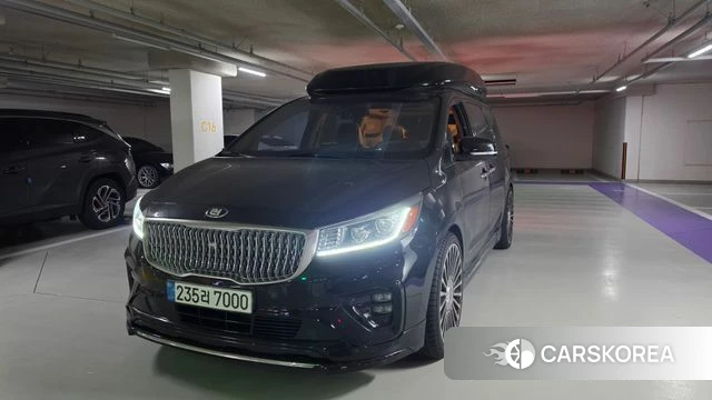 Kia The New Carnival 2019 Черный из Кореи