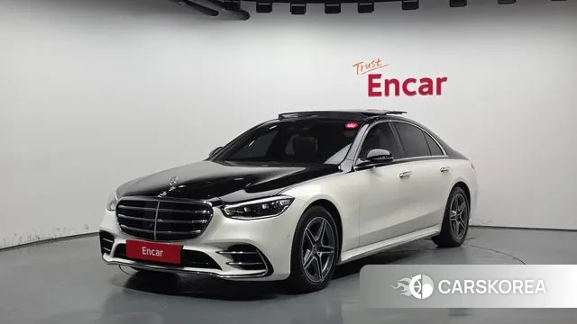 Mercedes-Benz S-Class W223 2022 Белый двухцветный из Кореи