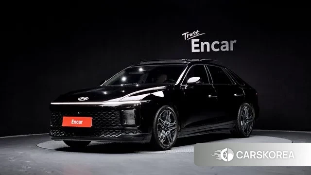 Hyundai Grandeur (GN7) 2023 Черный из Кореи