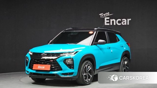 Chevrolet (GM Daewoo) Trailblazer 2022 Небесно-голубой из Кореи