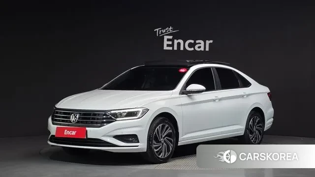 Volkswagen 7th Generation of Jetta 2021 Белый из Кореи