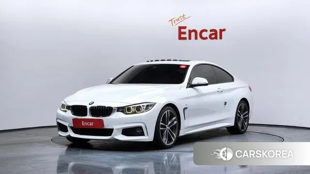 BMW 4 Series (F32) 2018 Белый из Кореи