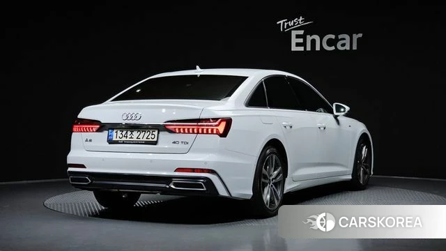 Audi A6 (C8) 2021 Белый из Кореи