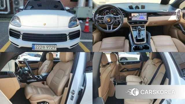 Porsche Cayenne (PO536) 2021 Белый из Кореи