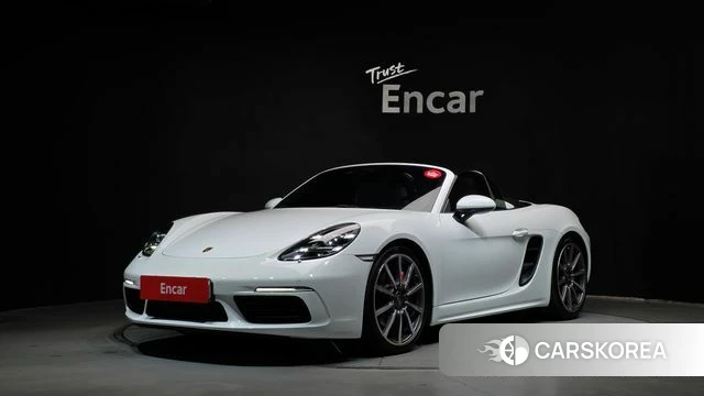 Porsche 718 Boxster 2020 Белый из Кореи