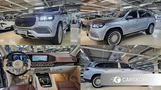 Mercedes-Benz GLS - Class X167 2022 Серебряный двухцветный из Кореи