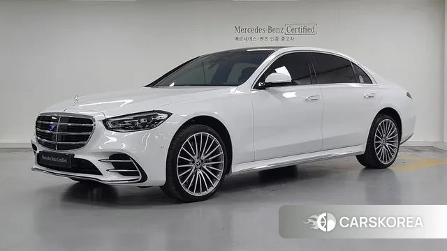 Mercedes-Benz S-Class W223 2024 Белый из Кореи