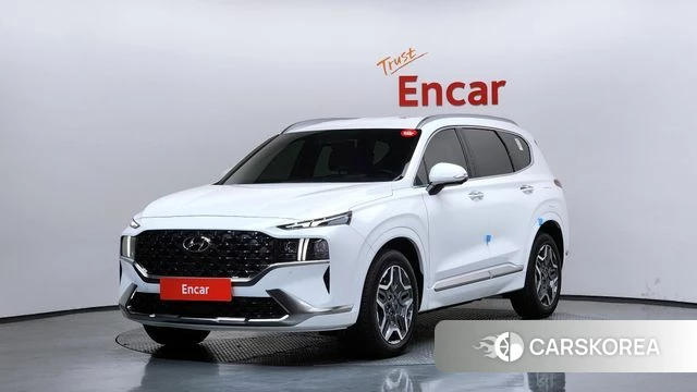 Hyundai The New Santa Fe 2023 Белый из Кореи
