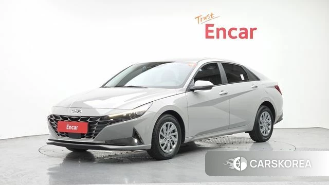 Hyundai Avante (CN7) 2021 Серебристо-серый из Кореи