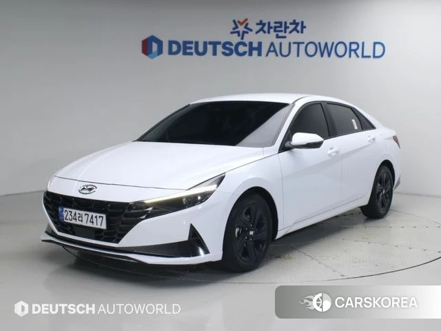 Hyundai Avante (CN7) 2022 Белый из Кореи