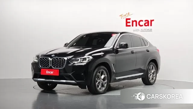 BMW X4 (G02) 2022 Черный из Кореи